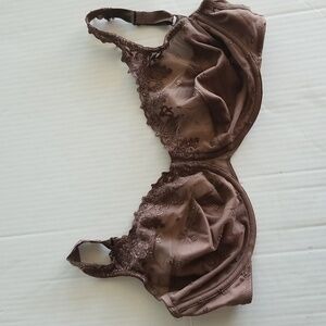 Bali bra embroidered u/w cocoa 38DDD 3573 US 38F beautiful